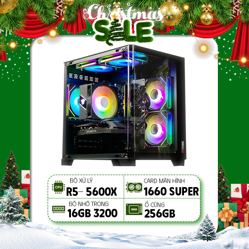 PC GAMING R5 5600X, GTX 1660 SUPER 6GB