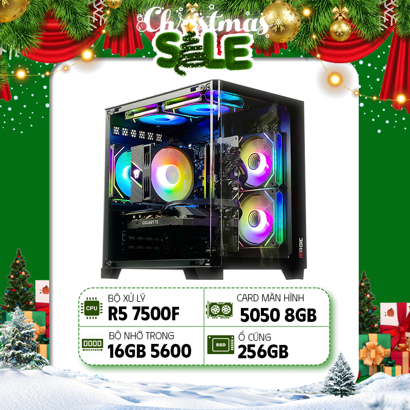 PC GAMING R5 7500F , RTX 5050 8GB