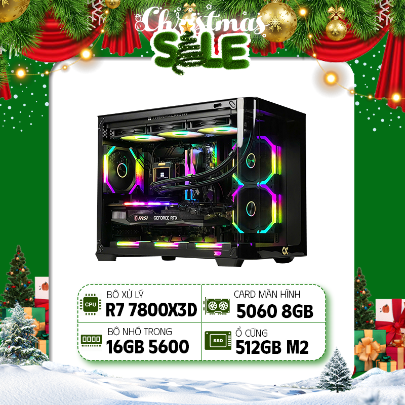 PC GAMING R7 7800X3D, RTX 5060 8GB
